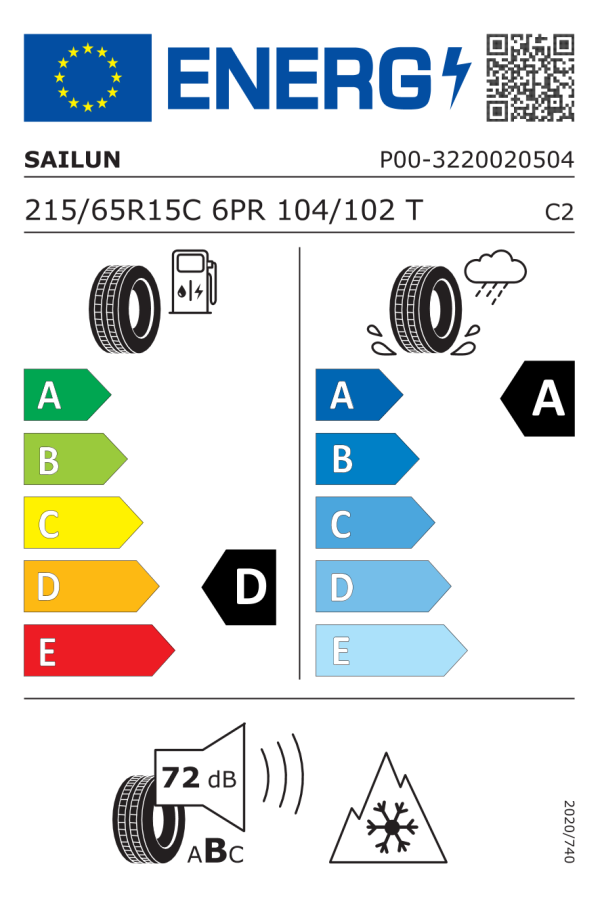 ΕΛ 215/65R15 104/102T 6PR COMMERCIO 4 SEASONS