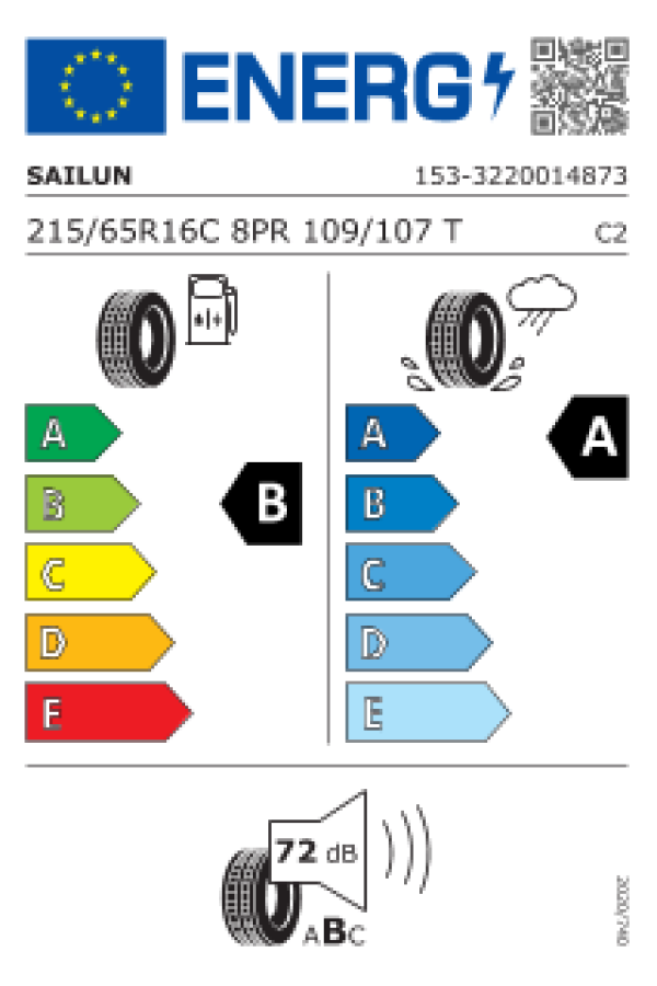 ΕΛ 215/65R16 109/107T 8PR COMMERCIO PRO SAILUN