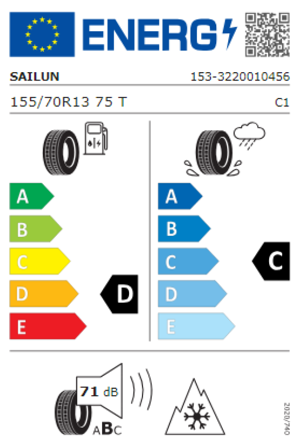 ΕΛ 155/70R13 75T 4SEASONS ATREZZO SAILUN
