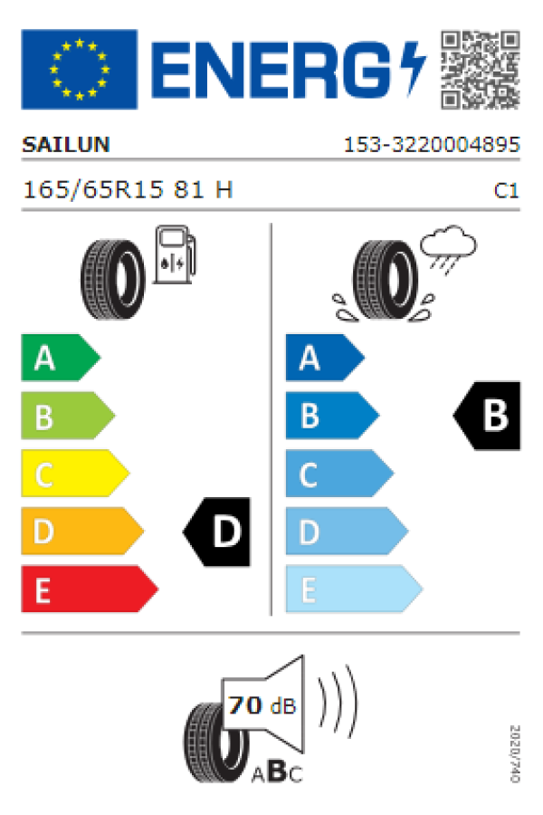 ΕΛ 165/65R15 81H ATREZZO ECO SAILUN