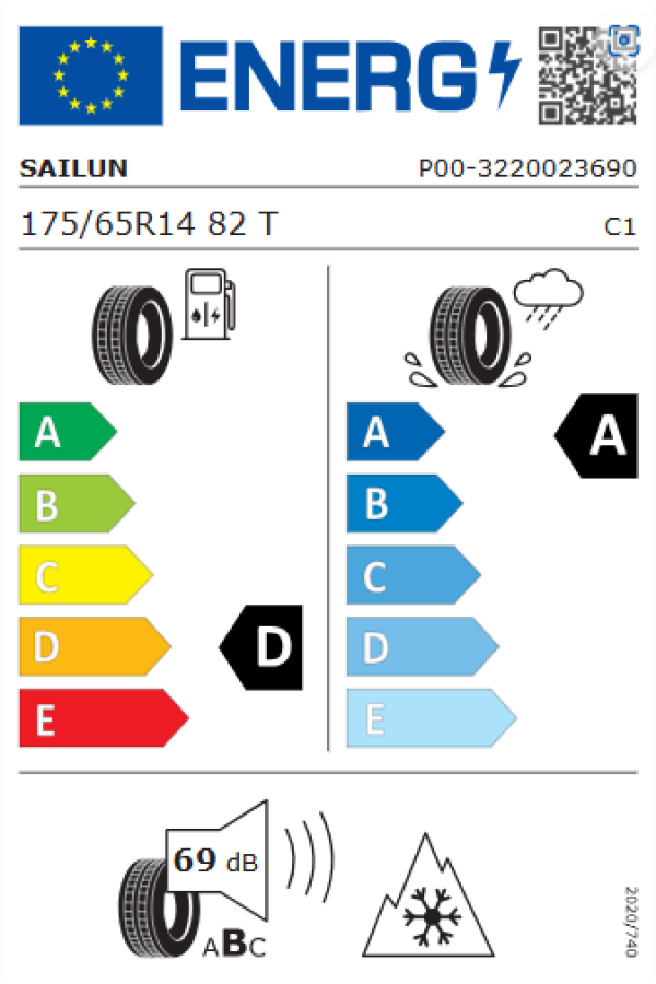 ΕΛ 175/65R14 82T ATREZZO 4SEASONS ULTRA