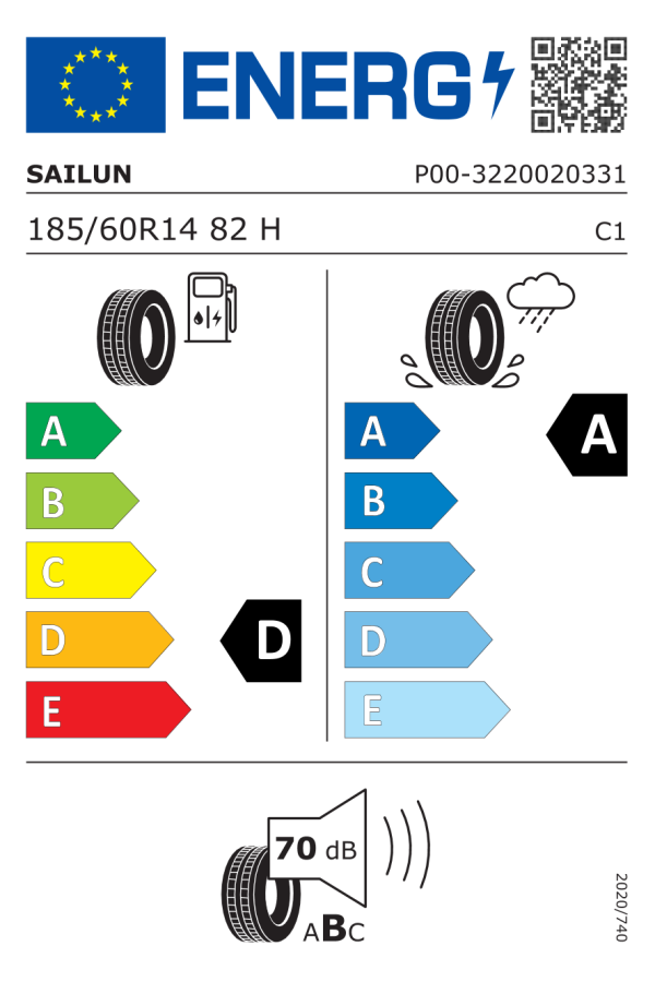 ΕΛ 185/60R14 82H ATREZZO ELITE 2 SAILUN