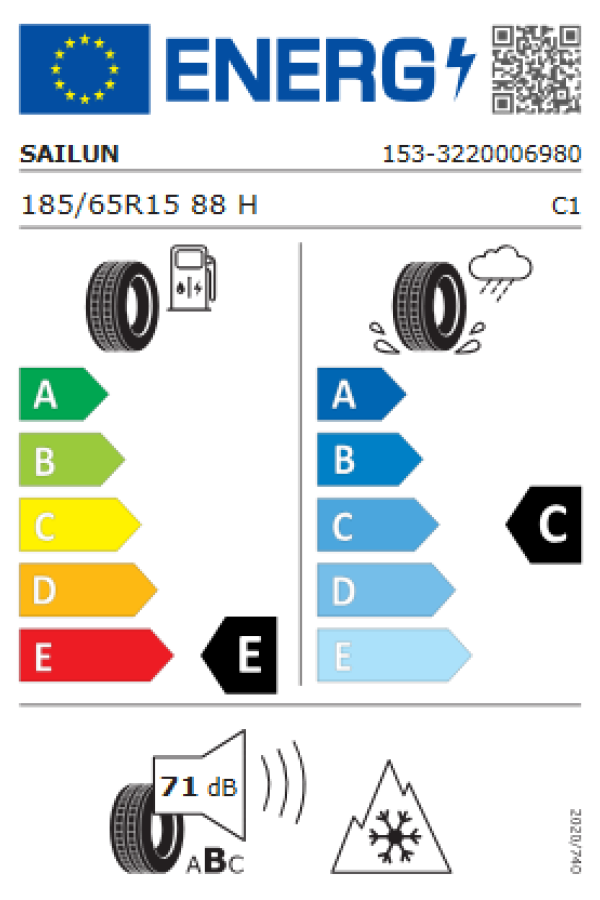ΕΛ 185/65R15 88H ICE BLAZER Alpine+ SAILUN