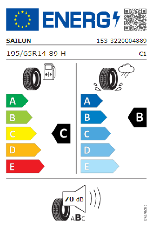 ΕΛ 195/65R14 89H ATREZZO ECO SAILUN ΠΑΛΑΙΟ DOT 2 ΕΤΩΝ & ΑΝΩ
