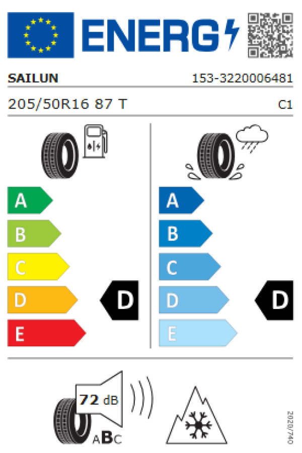 ΕΛ 205/50R16 87T ICE BLAZER WST3 SAILUN
