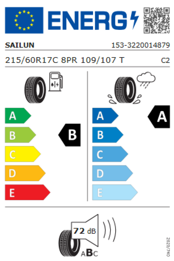 ΕΛ 215/60R17 109/107T 8PR COMMERCIO PRO SAILUN