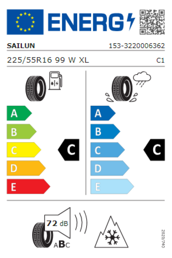 ΕΛ 225/55R16 99W XL 4SEASONS ATREZZO SAILUN