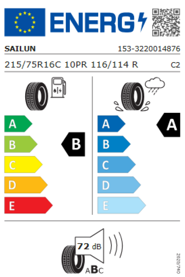 ΕΛ 215/75R16C 116/114R 10PR COMMERCIO PRO SAILUN