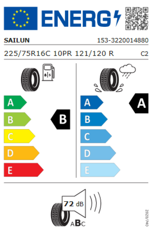 ΕΛ 225/75R16C 121/120R 10PR COMMERCIO PRO SAILUN