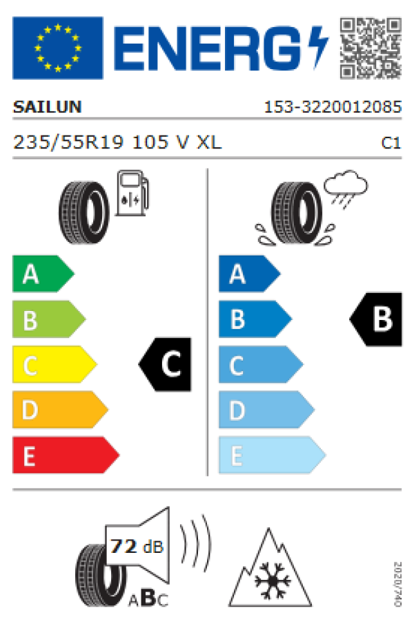 ΕΛ 235/55R19 105V XL ICE BLAZER Alpine EVO 1 SAILUN