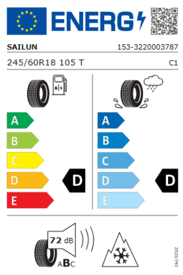 ΕΛ 245/60R18 105T ICE BLAZER WST2 LT SAILUN