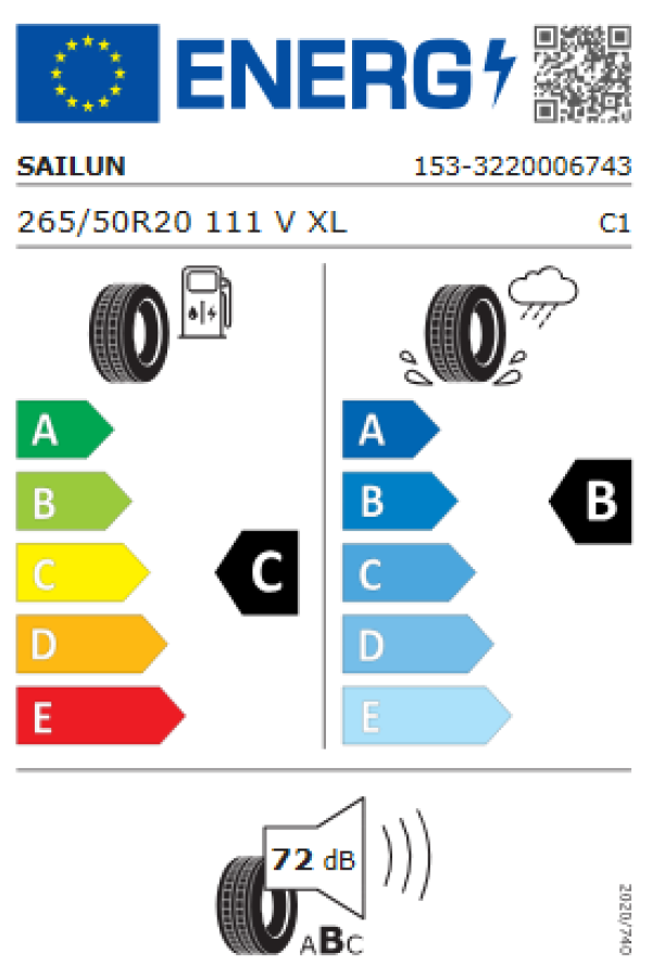 ΕΛ 265/50ZR20 111V XL ATREZZO ZSR SUV SAILUN