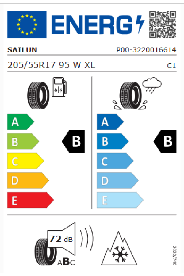 ΕΛ 205/55R17 95W XL ATREZZO 4SEASONS PRO SAILUN